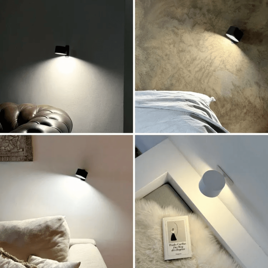 LumiGlow™ Draadloze LED Wandlamp