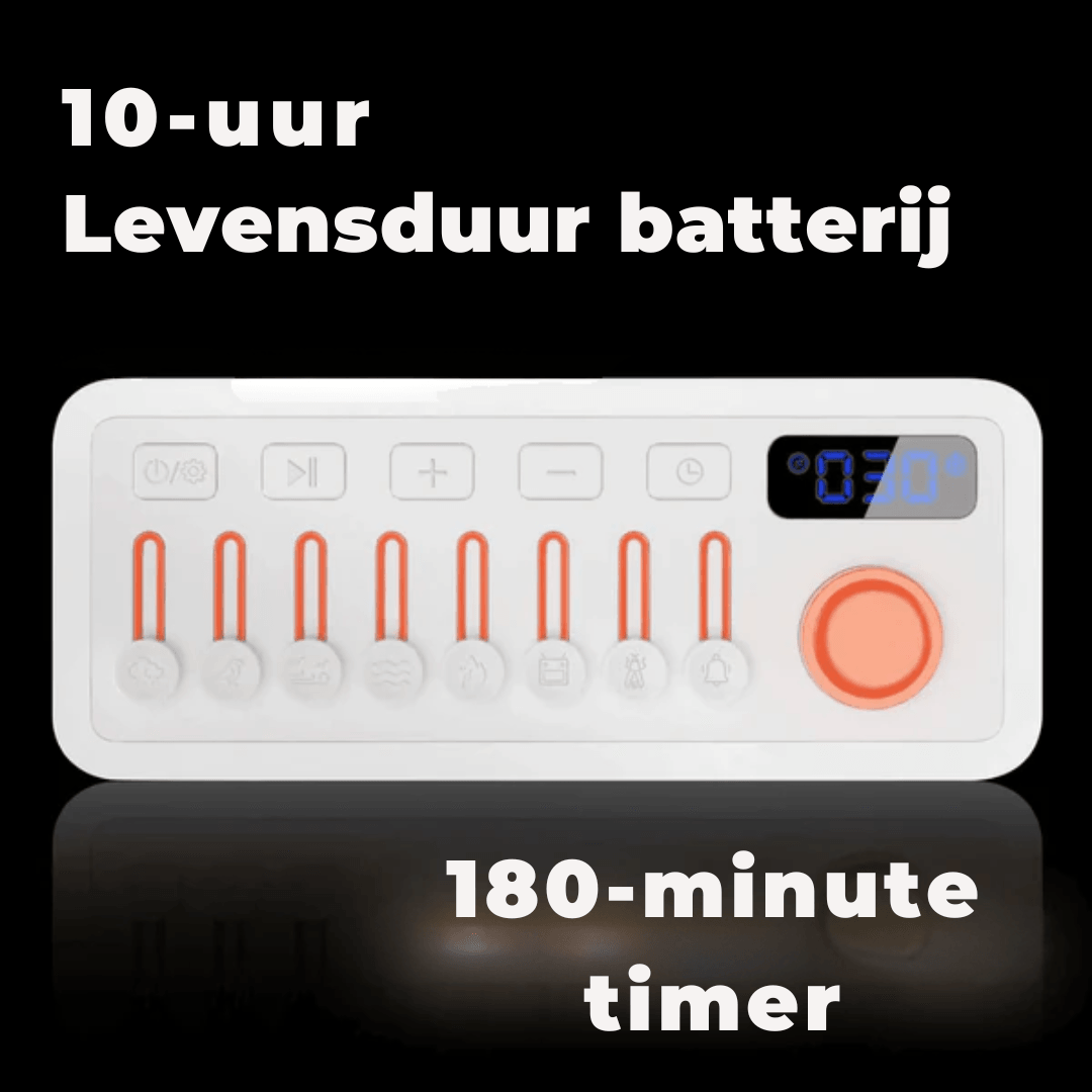 DreamTone™ - Anti-stress geluidsmachine met timer en speaker