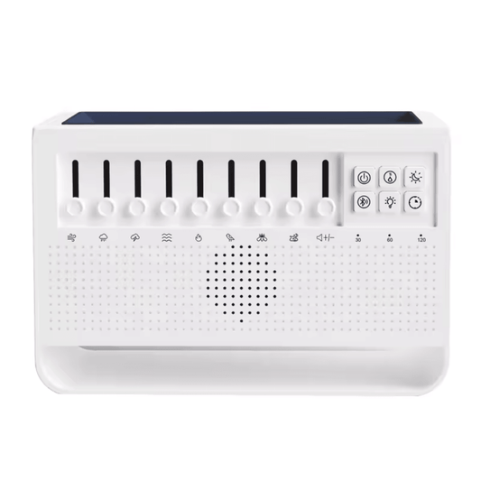 MistLume™ 3-in-1 witte ruis, luchtbevochtiger & nachtlampje