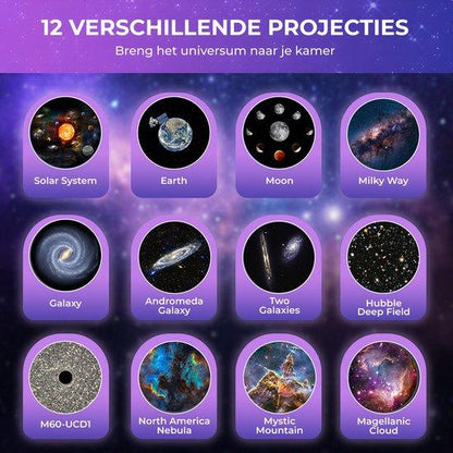 SpaceLight™ - Kom volledig tot rust met uitzicht op het heelal